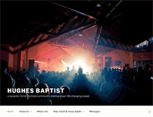 Tablet Screenshot of hughesbaptist.org